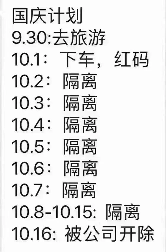 国庆快乐～
