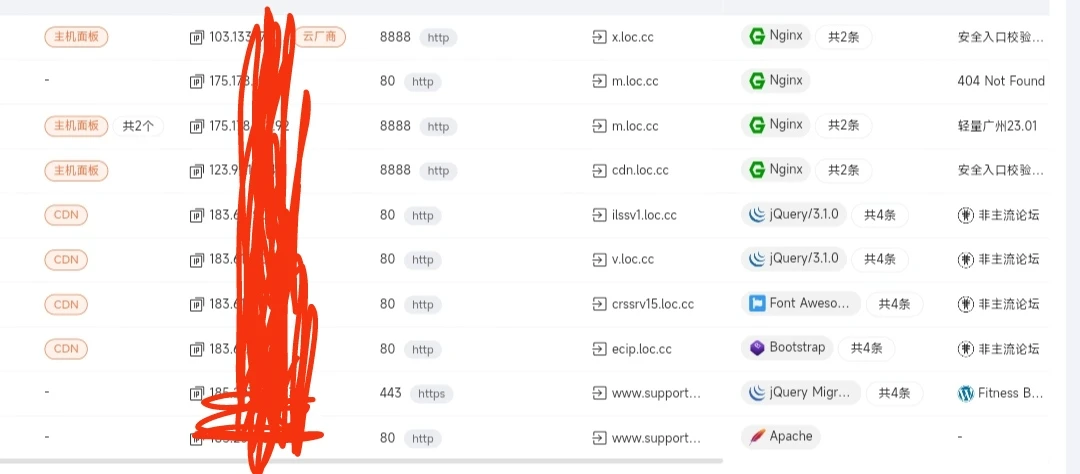 发现还有暴露源站的网站，以后大家解析不要再解析源站测试了