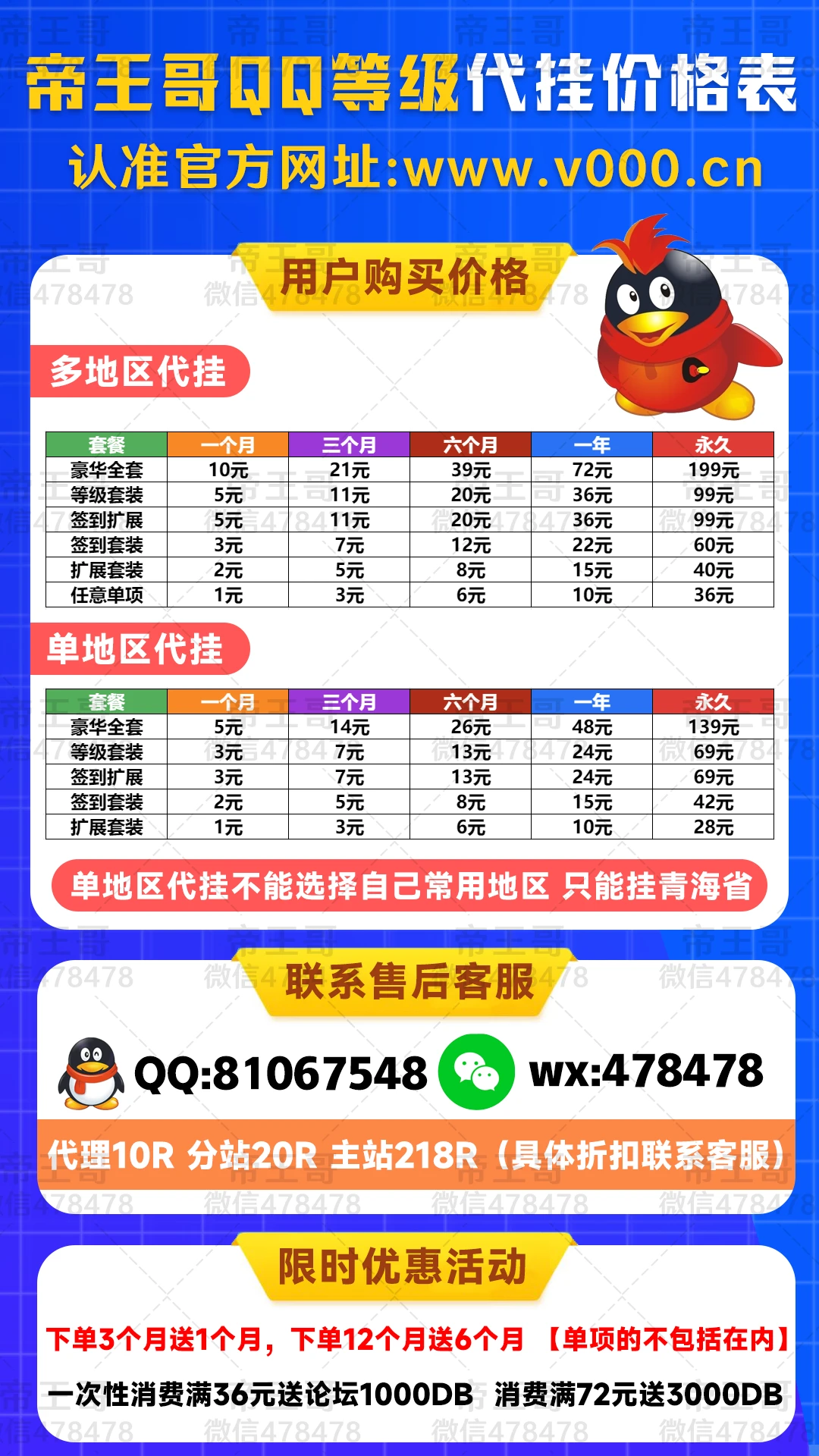 QQ等级代挂