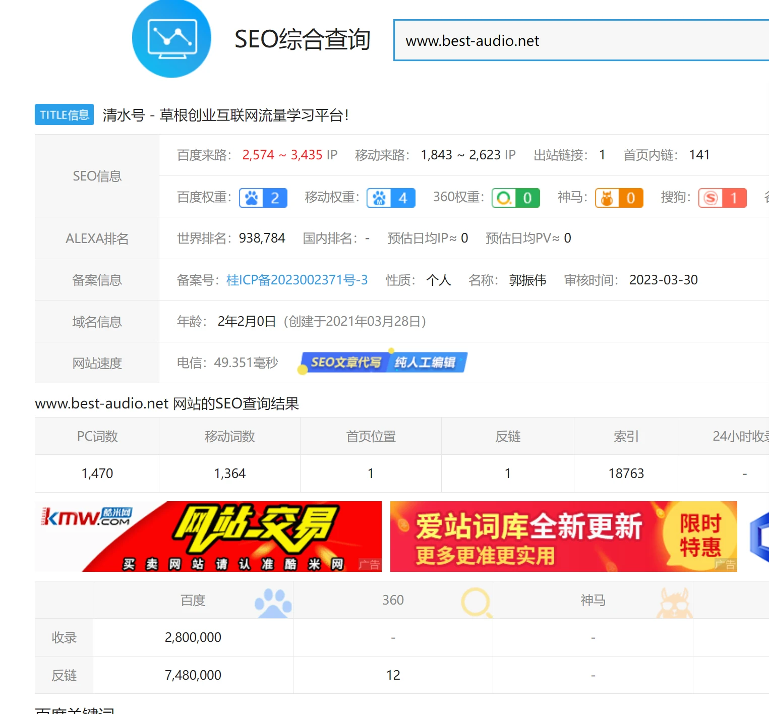 认真做网站有毛用，看看别人的垃圾站