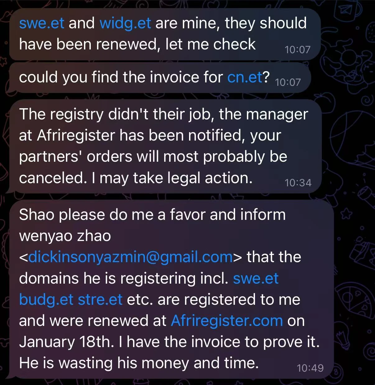 afriregister 又出问题了？