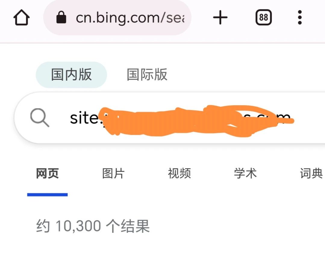 网站改成英文的后，收录不再掉了且大力增加。