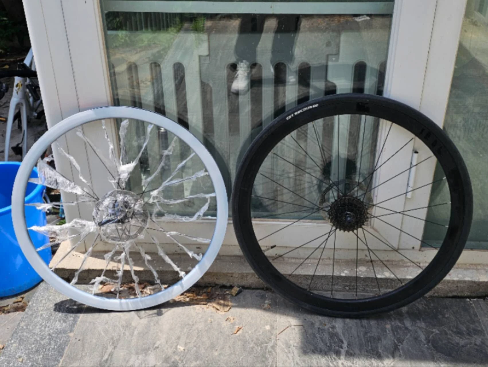 公路车轮毂改色