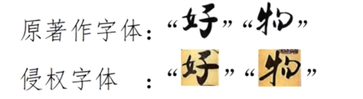 商用字体侵权，一个字1000块