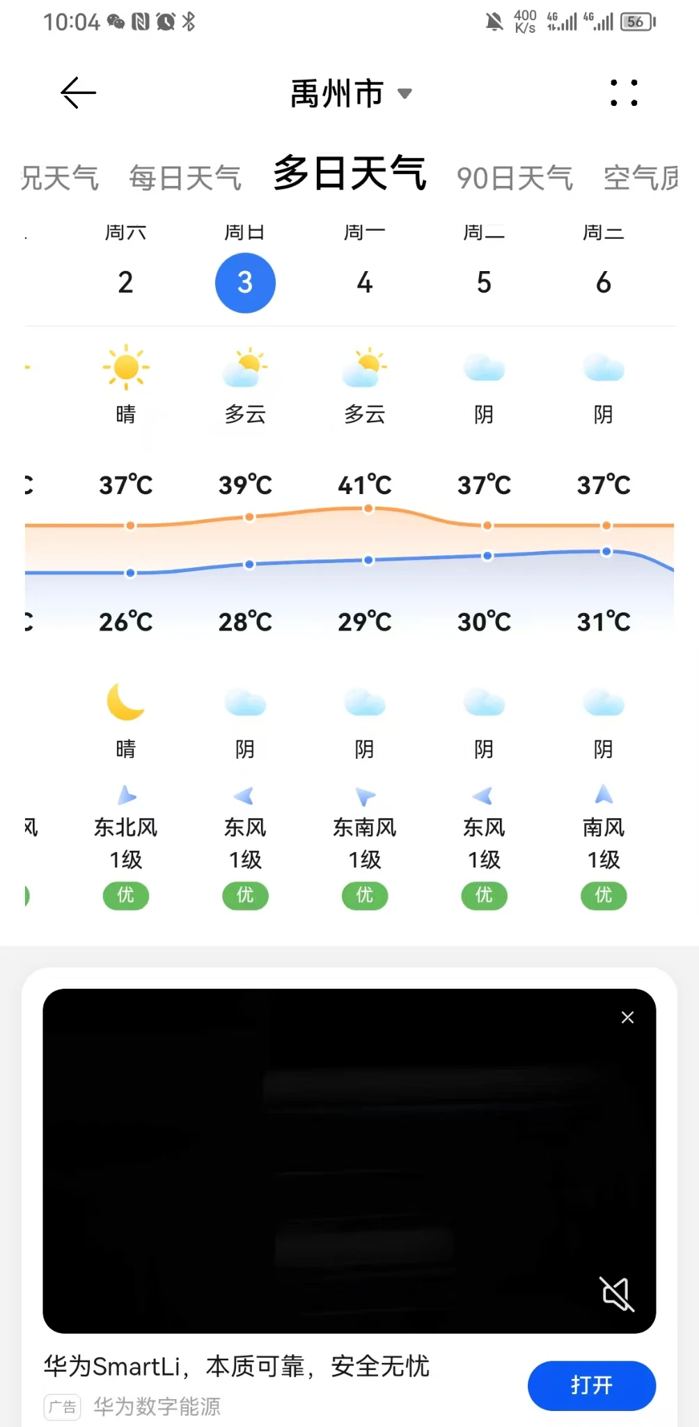 武汉不敢报的41度，我许昌敢！！！！