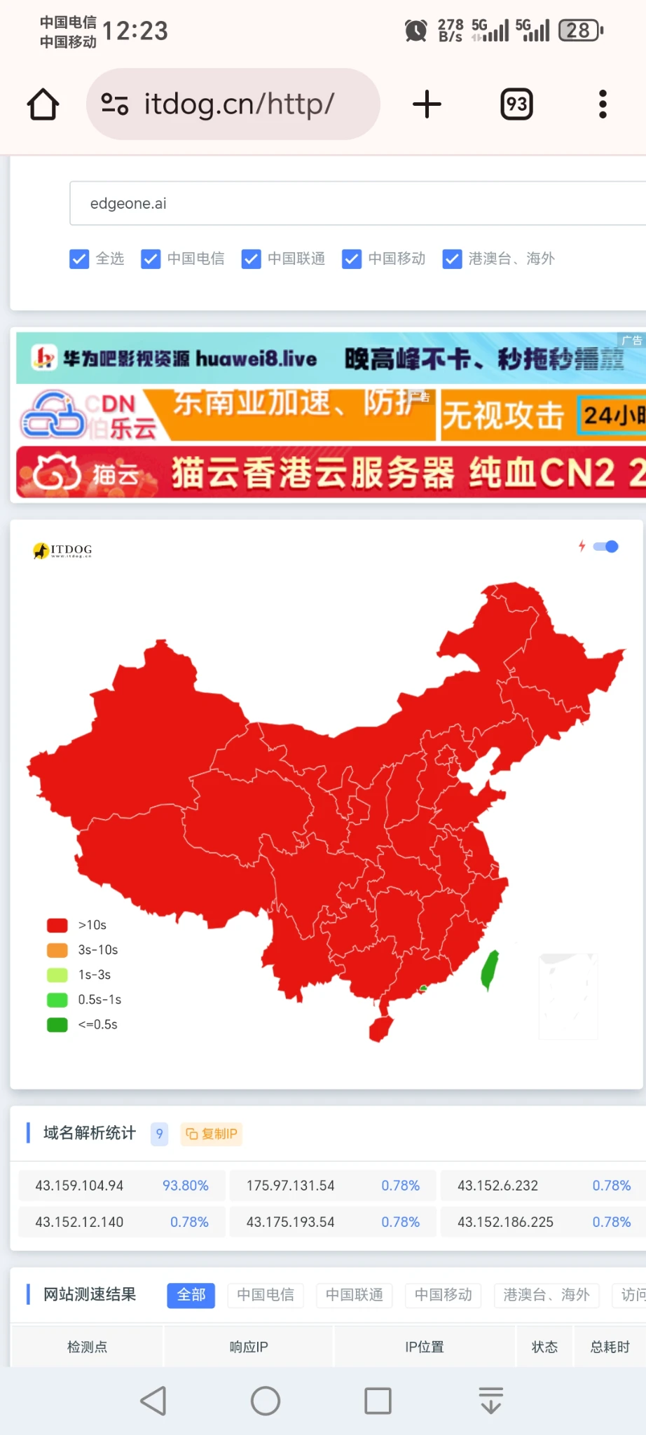 edgeone.ai的测速地图很有意思！