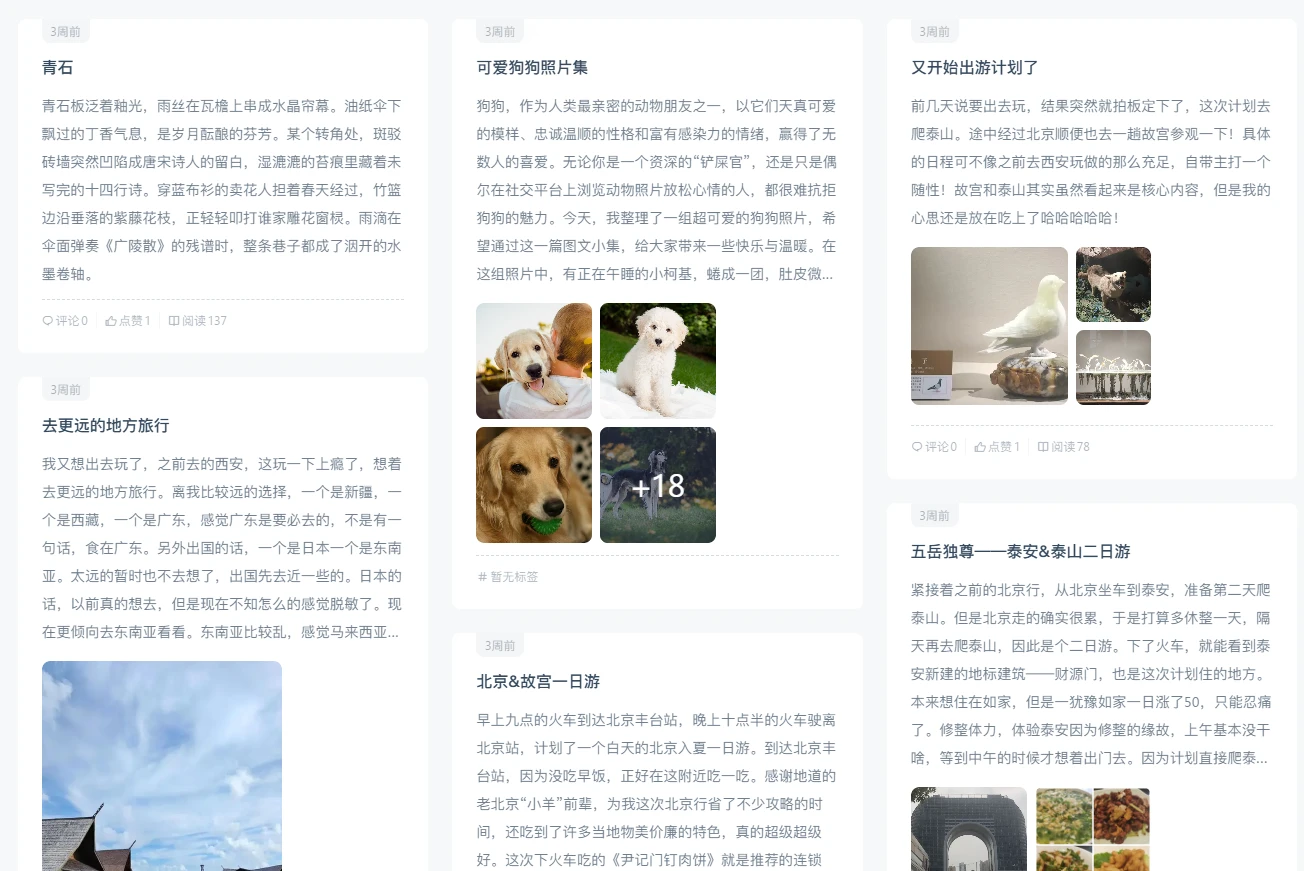 🌷【主题介绍】Typecho综合型主题——Tulip的分类功能设计