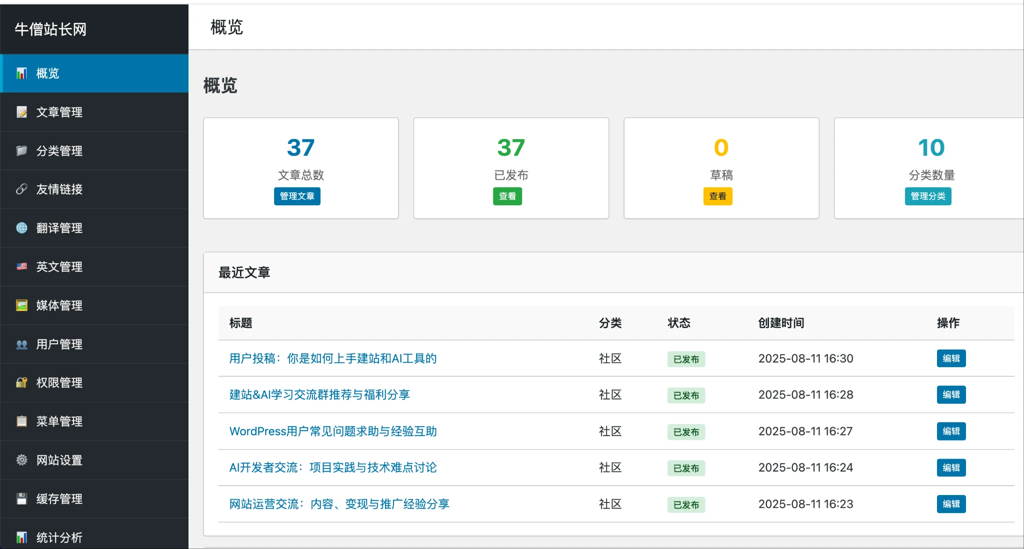 科技网站申请友情链接 niuseng.com