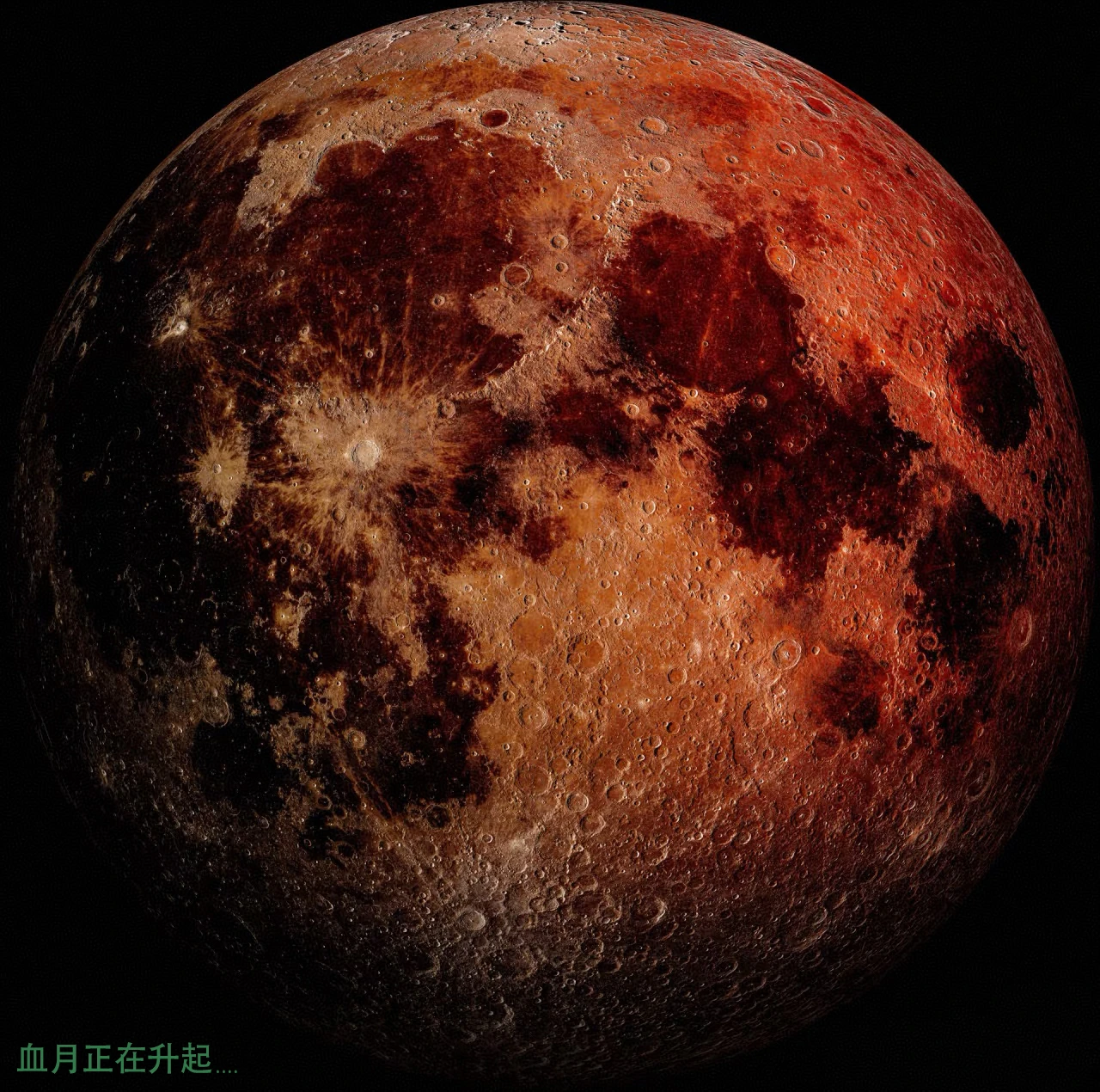 血月正在升起...