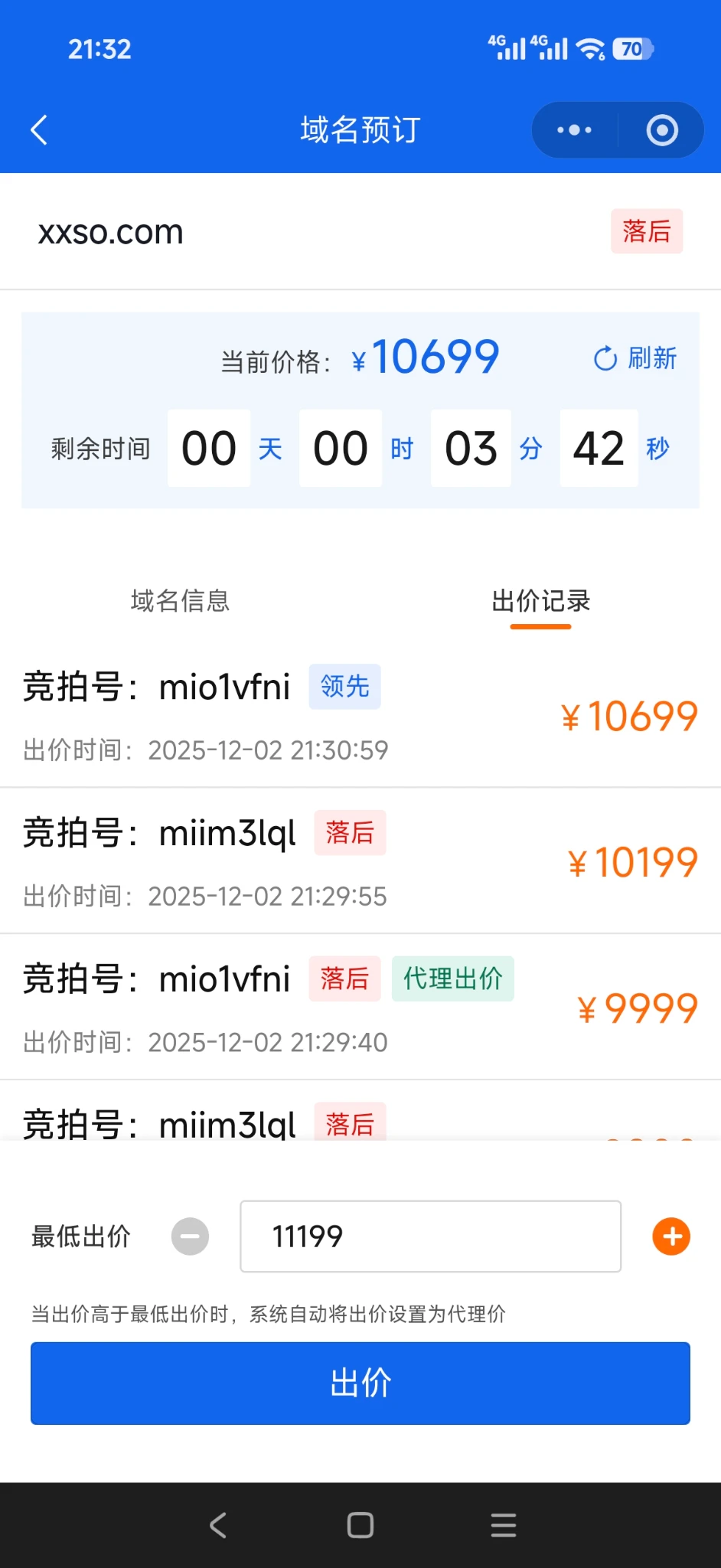 可怕 根本不敢出价