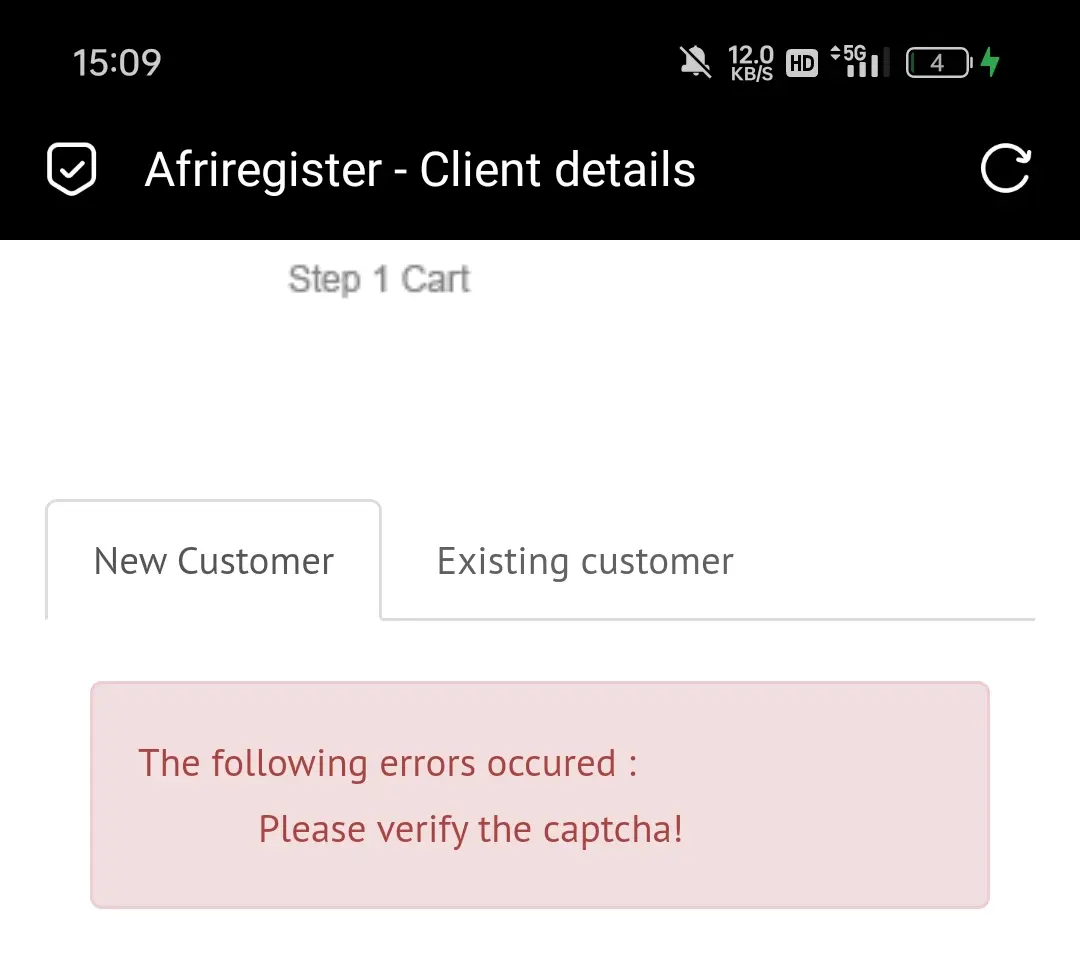 afriregister注册不了  一直弹这个是什么意思